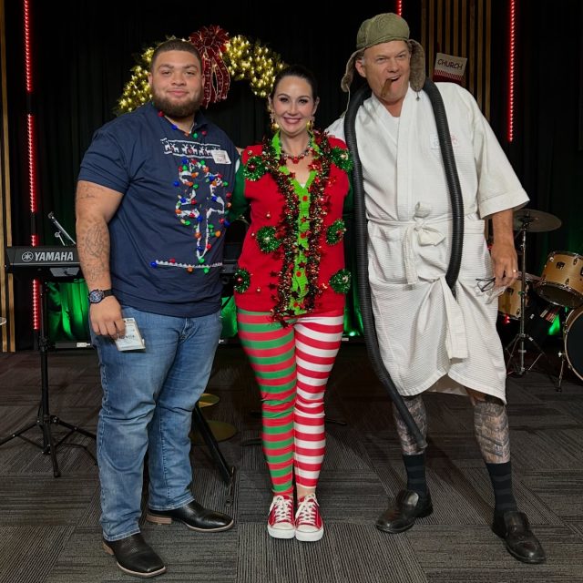 We had a huge turnout for the annual Harbor Christmas party!
Elvis, Natalie, and Randy won the Christmas awards.
All the tables were challenged to make the best looking gingerbread house! Let's just say, they were competitive!
##christmas #christianity #jesus #gingerbreadhouse #funtimes