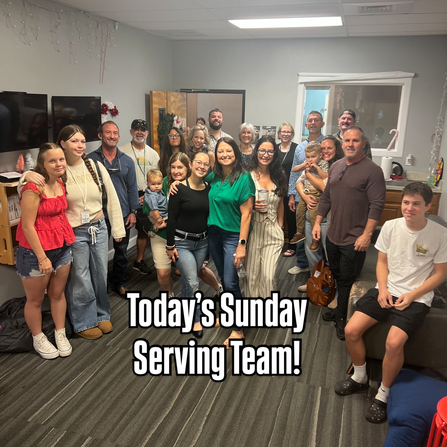 Check out today’s serving team! Each week is a different team serving all of you!
#christianity #serve #serving