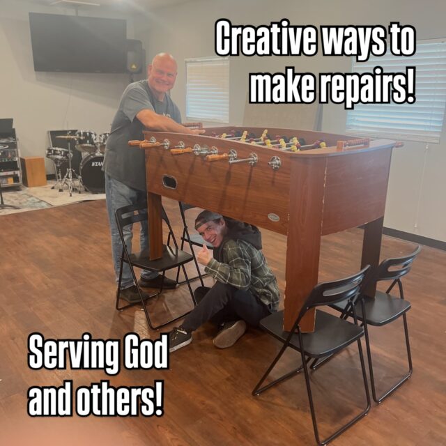 Serving God and others!

Thank you Stuart and Derek for giving your time to fix things in the student room! 

#service #volunteer #serve #loveGod #loveothers
