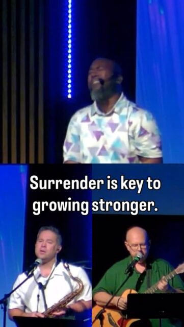 Jesus said in John 15:5, “I am the vine; you are the branches. Whoever abides in me and I in him, he it is that bears much fruit, for apart from me you can do nothing.”
Surrender is key to growing stronger in your faith.
CCLI License 1077749