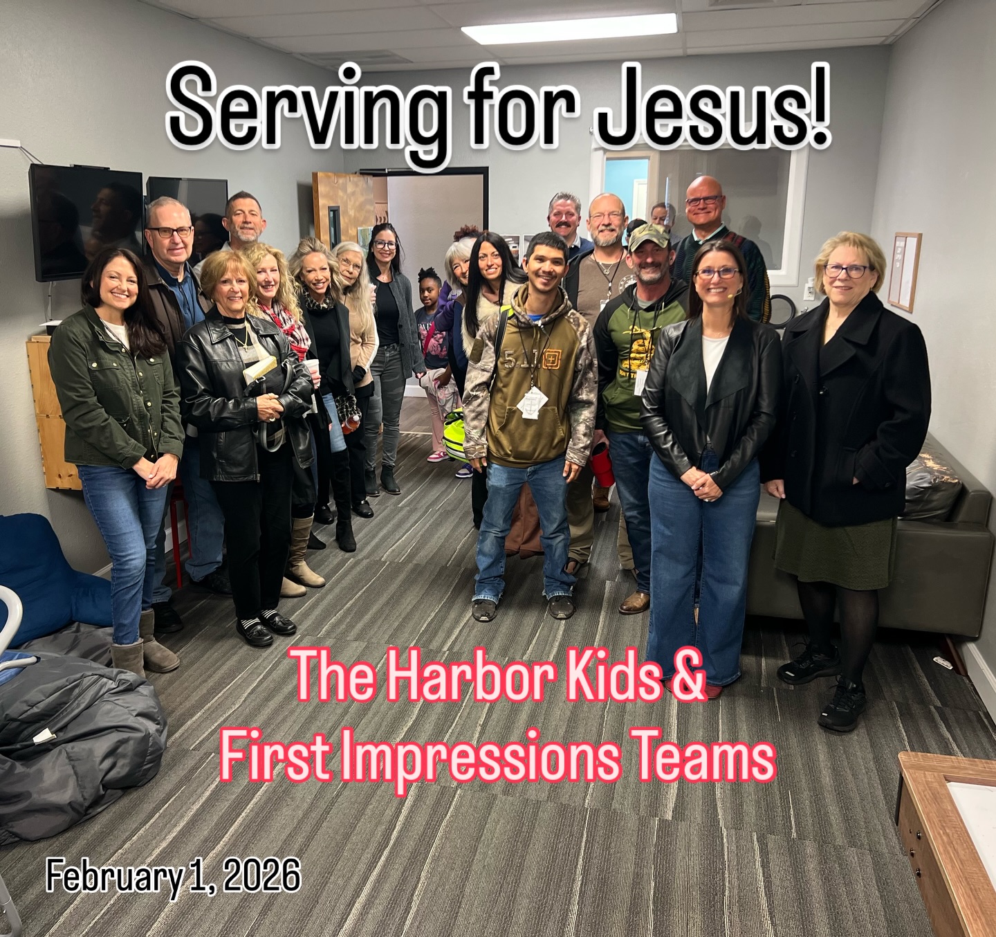 It’s awesome to see the different volunteers we have serving at The Harbor each week!
Mark 10:45