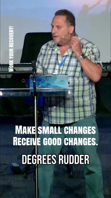 Little changes can make big positive differences. 

This is a glimpse of a lesson from our Celebrate Recovery by Stephen Summers. 

#cr #bible #christianity
