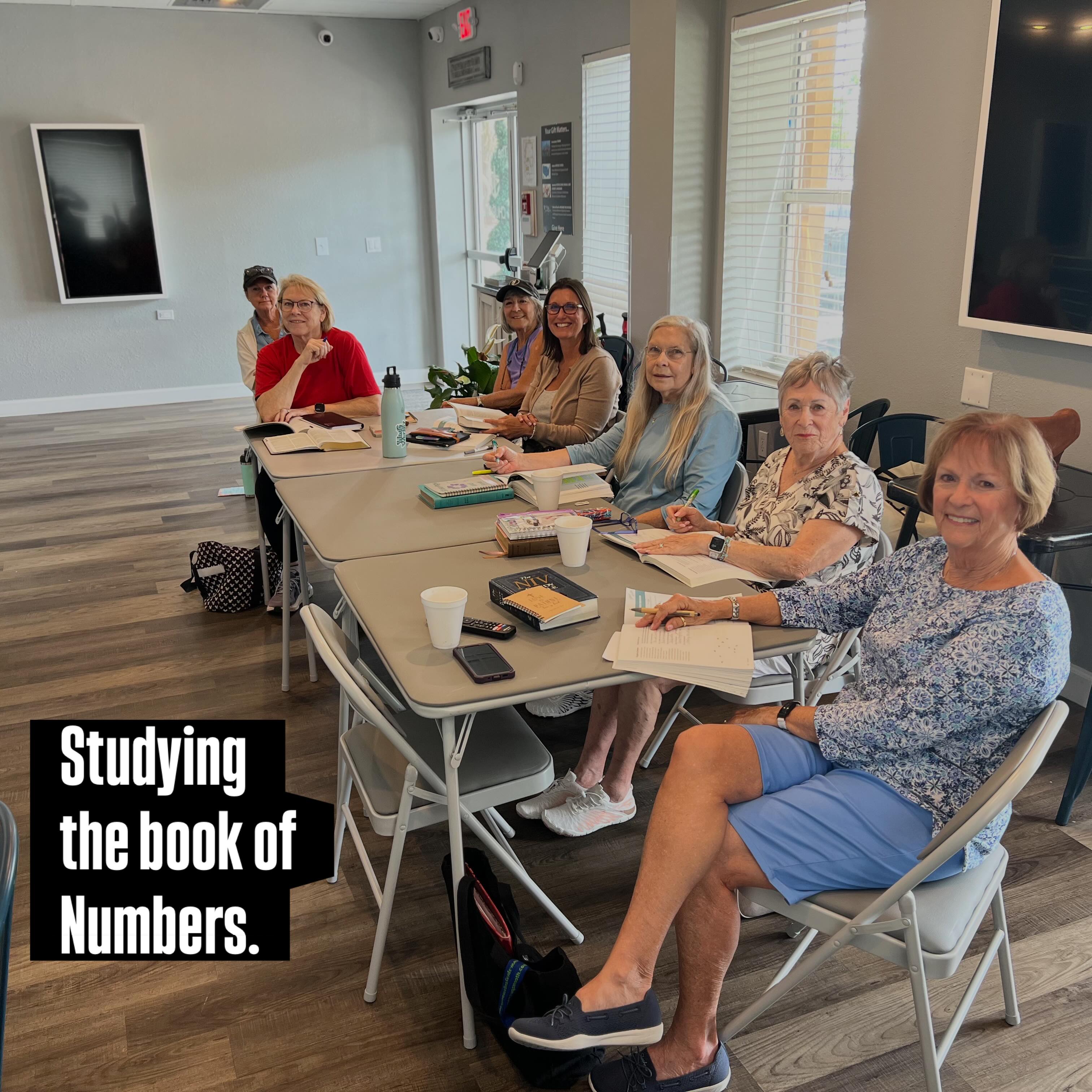 The Harbor Women Monday morning small group is studying the book of Numbers.
You can join any time. The group meets from 10-12 in the church lobby area. #bible #numbers #biblestudy #christianity