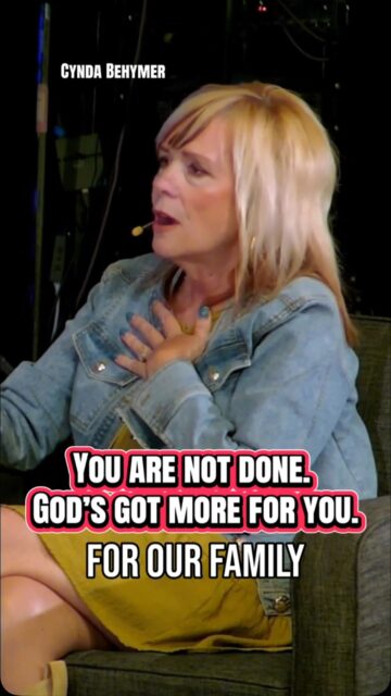 After going through loss, you may feel like there is nothing left.
God says the opposite. He’s got more for you to do, live, and experience. #more #God #christianity #encouragement #inspiration
This is an excerpt from a Today Is My Favorite Day podcast.
Cynda Behymer is the author “Seasons: What If Every Season of Your Life Was Growing Something in You?”