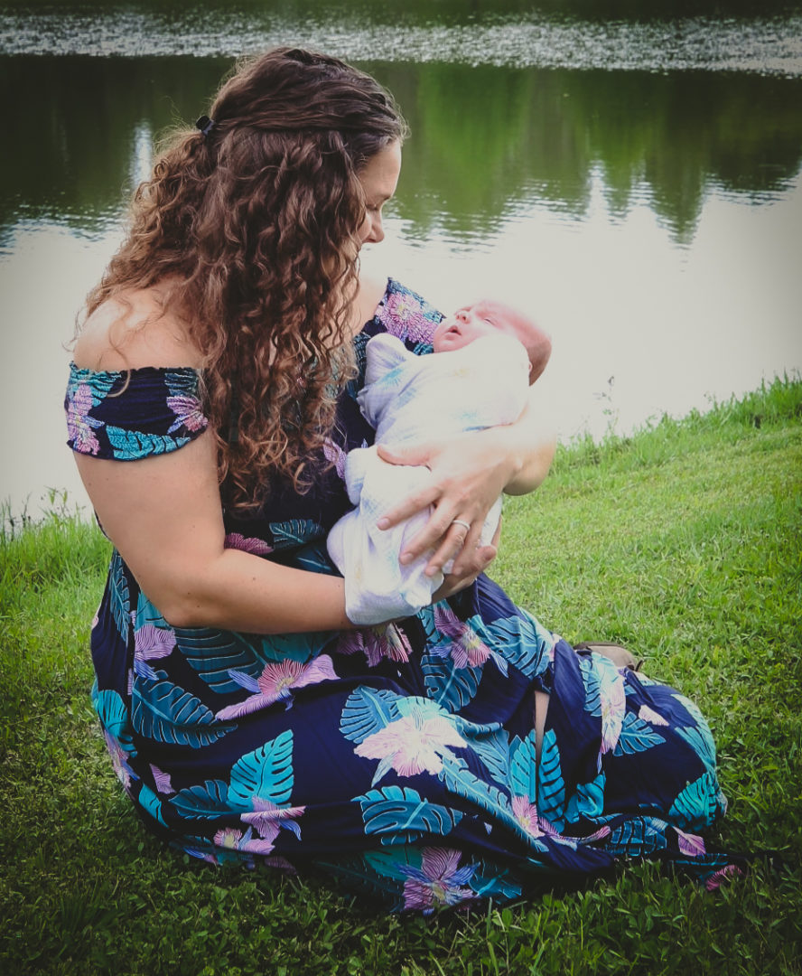 A mother with an infant attends a MOPS meeting at the Harbor Church in Odessa, FL