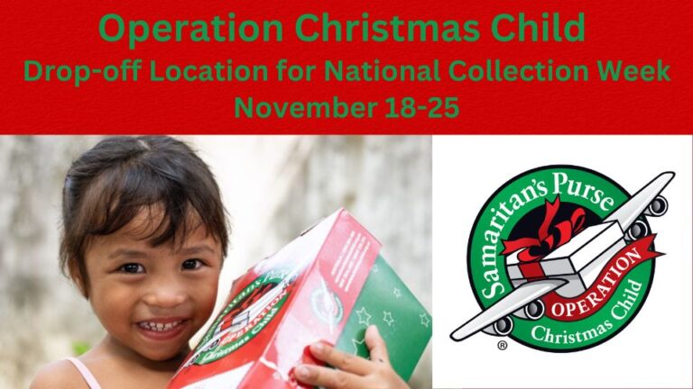 Operation Christmas Child Drop Off